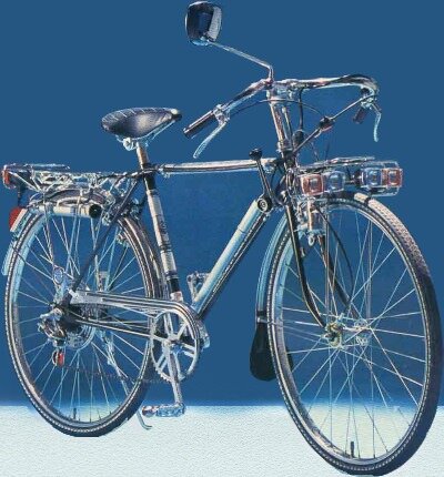 フラッシャー付き自転車