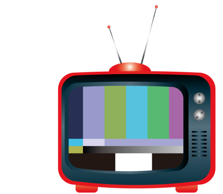 回転チャンネル式カラーテレビ